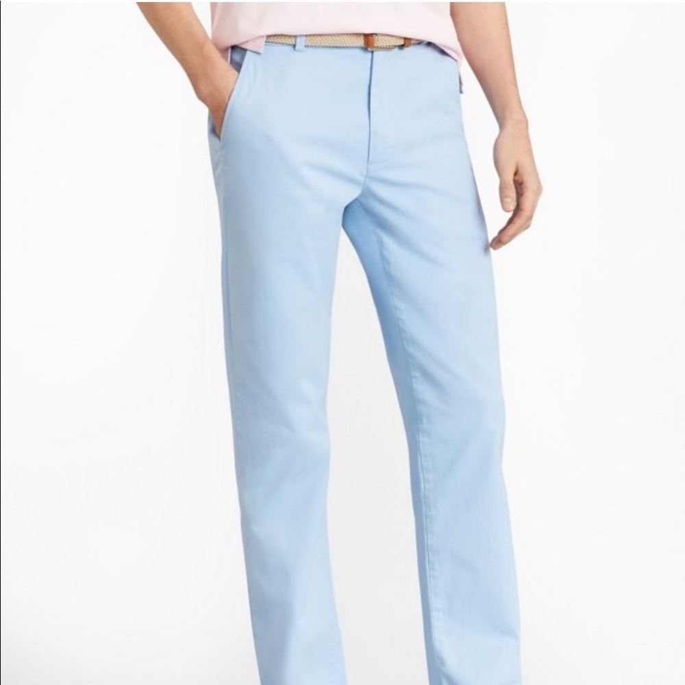 Clark Fit baby blue Brooks Brothers Chino Pants